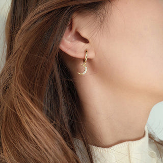 Celestial Star & Moon Earrings-Meeba &amp; Mae