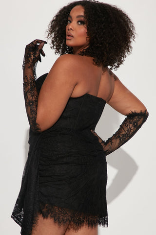 Vespera | Lace Corset Mini Dress