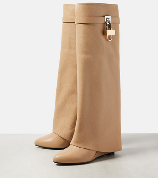 GIVA Lock Knee-High Boots-Meeba &amp; Mae