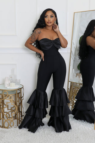 RENDY Layered Flare Jumpsuit-Meeba &amp; Mae