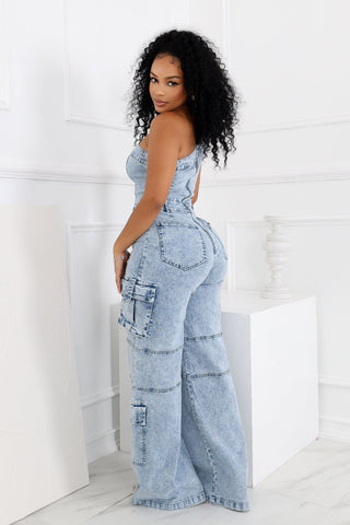 JULIA - DENIM JUMPSUIT