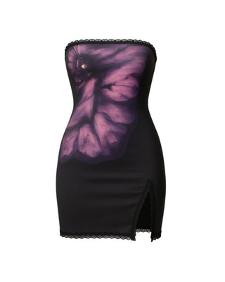 MINERVA Floral Print Bodycon Mini Dress-Meeba &amp; Mae