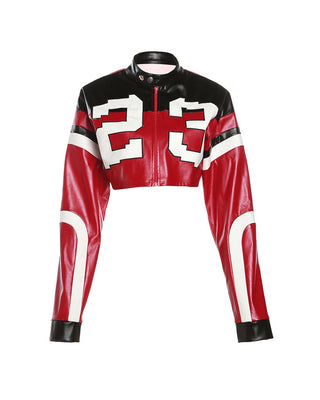 MOTO - CROPPED RACING JACKET