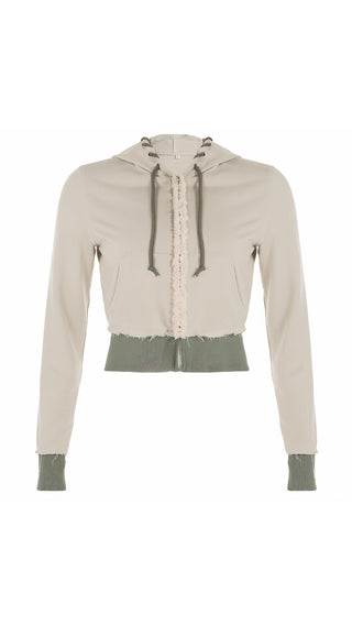 MADDY Zip-up Hoodie & Flared Pants Set-Meeba &amp; Mae