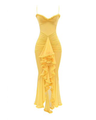CYNTHIA Ruffled Maxi Dress-Meeba &amp; Mae