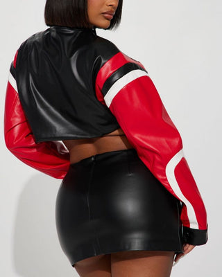 MOTO - CROPPED RACING JACKET