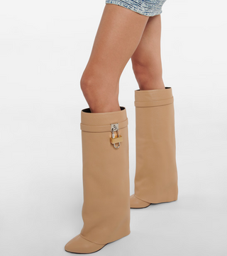 GIVA Lock Knee-High Boots-Meeba &amp; Mae