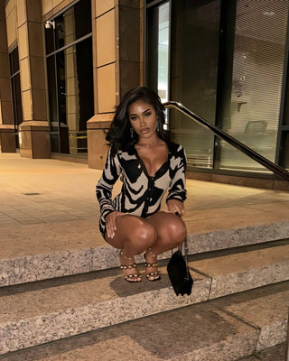 ALAIA Knitted Sweater Playsuit-Meeba &amp; Mae