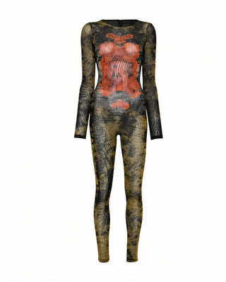 KALEYA Abstract Print Jumpsuit