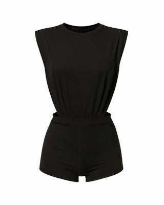 DARLEE Draped Side-Cut Top & Mini Short Set-Meeba &amp; Mae