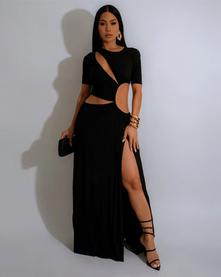 DANIELLA Cutout Maxi Dress-Meeba &amp; Mae