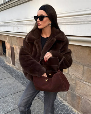SONYA Plush Faux Fur Jacket
