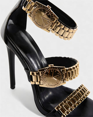 JILLY Watchband Strap Stiletto High Heels