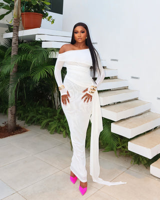 CHAYA Off-Shoulder Maxi Dress-Meeba &amp; Mae