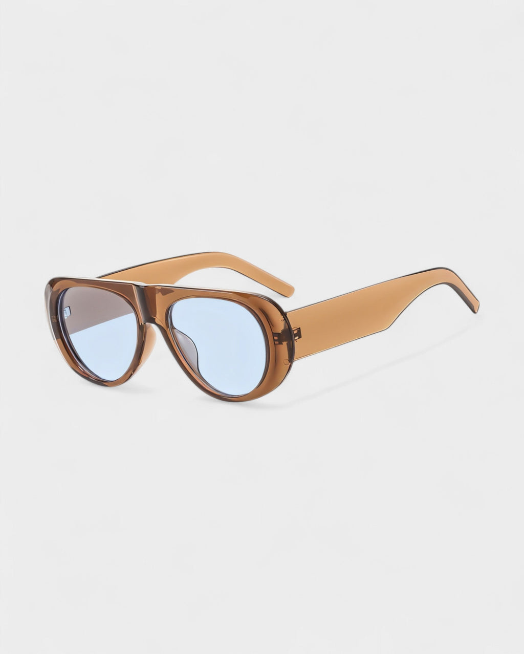 JONNA Oversized Oval Frame Sunglasses