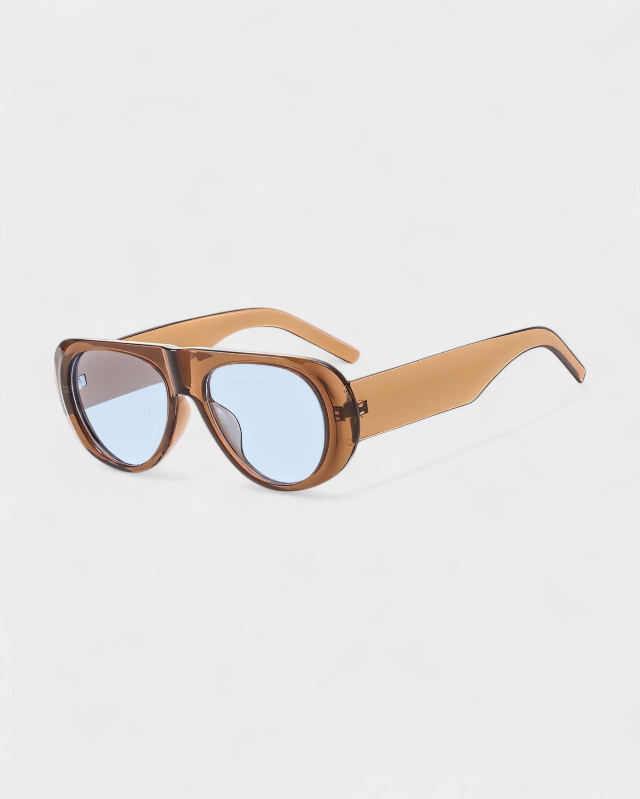 JONNA Oversized Oval Frame Sunglasses
