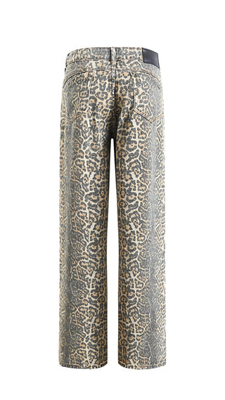 TEAGAN Leopard Print Pants