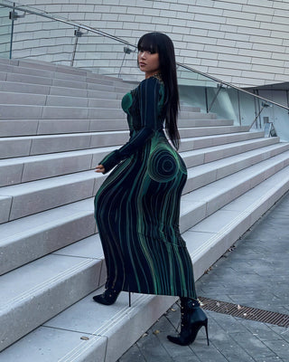 CARLA Backless Slim Round Neck Maxi Dress-Meeba &amp; Mae