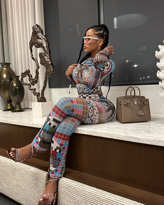 ZURI Abstract Print Set-Meeba &amp; Mae