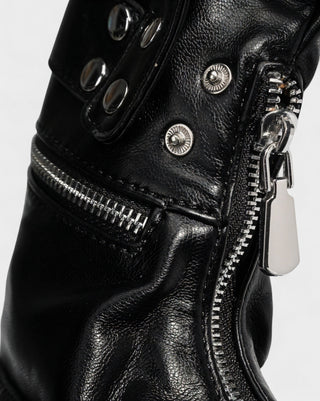 BRINA Multi-Pocket Buckle Shoulder Bag