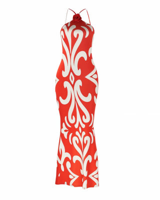 ANIKA Halter Maxi Dress-Meeba &amp; Mae