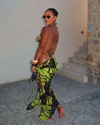 MARIAN 3-Piece Butterfly Print Bikini Set-Meeba &amp; Mae