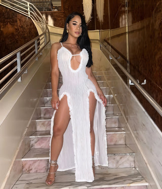 ISLA Slit Maxi Dress-Meeba &amp; Mae