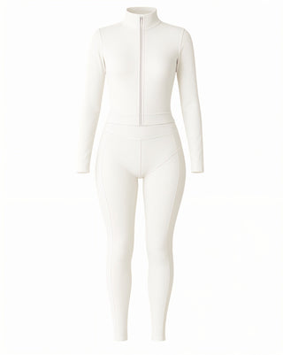 DAVINA Long Sleeve Zip-up Top & Pants Set-Meeba &amp; Mae