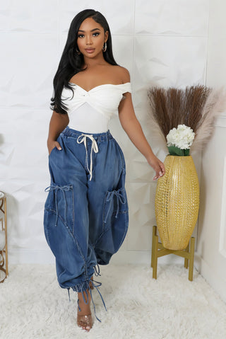 LEANNA Oversized Cargo Pants