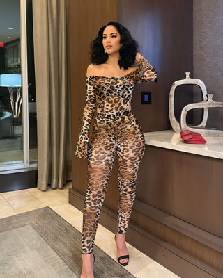 LIBRA - LEOPARD SHOULDER SET