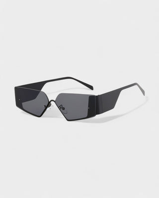 JANNA Y2K Style Asymmetrical Rectangle Sunglasses