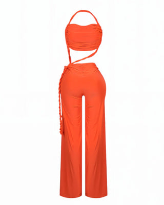 BASIA Rope Detail Wide-Leg Jumpsuit-Meeba &amp; Mae