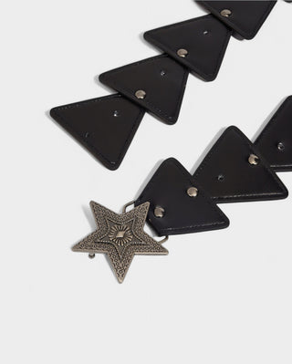 KELLY Triangle Studded Star Belt