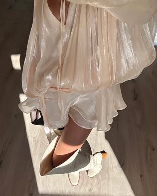 LUMA Ruffled Mini Dress-Meeba &amp; Mae