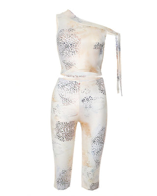 HELEN Off Shoulder Top & Capri Pants Set-Meeba &amp; Mae