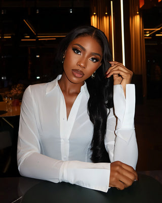 ASHARA Structured Shirt Mini Dress-Meeba &amp; Mae