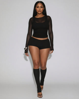 DEIA Mesh Detail Four-Piece Set