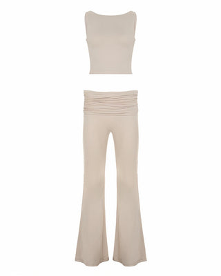 FREYA Top & Flared Pants Yoga Set-Meeba &amp; Mae