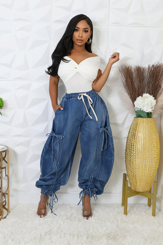 LEANNA Oversized Cargo Pants