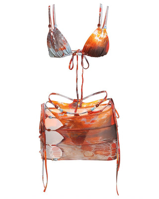 SYLVIA 3-Piece Beaded Bikini Set-Meeba &amp; Mae