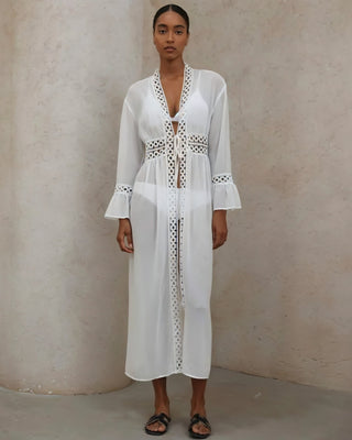 MARCELLA Lace-Trim Kimono Cover-Up-Meeba &amp; Mae