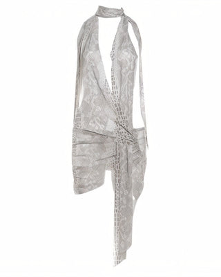 VALERIE Backless Halter Neck Dress Suit-Meeba &amp; Mae