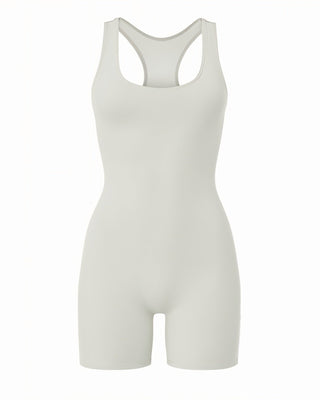 EUGENIE Sleeveless Scoop Neck Romper-Meeba &amp; Mae