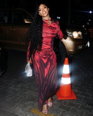 ZOYA Illusion Slit Maxi Dress-Meeba &amp; Mae