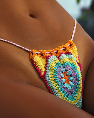 LACEY Multi-Color Crochet Bikini-Meeba &amp; Mae