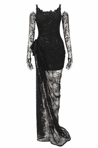 IMANI Corset Lace Maxi Dress Set-Meeba &amp; Mae