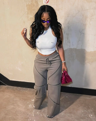 VILMA Piercing Detail Top-Meeba &amp; Mae