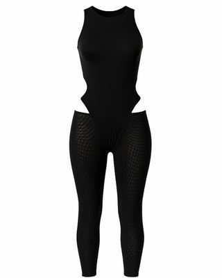KIMBER Bodysuit & Mesh Leggings Set-Meeba &amp; Mae