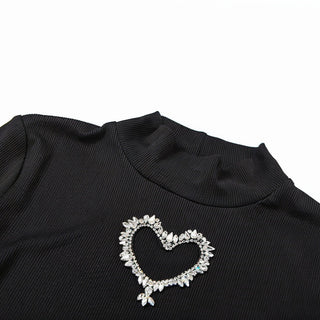 ESME Embelished Heart Cutout Set-Meeba &amp; Mae