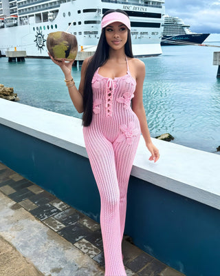 ARABELLA Crochet Jumpsuit-Meeba &amp; Mae
